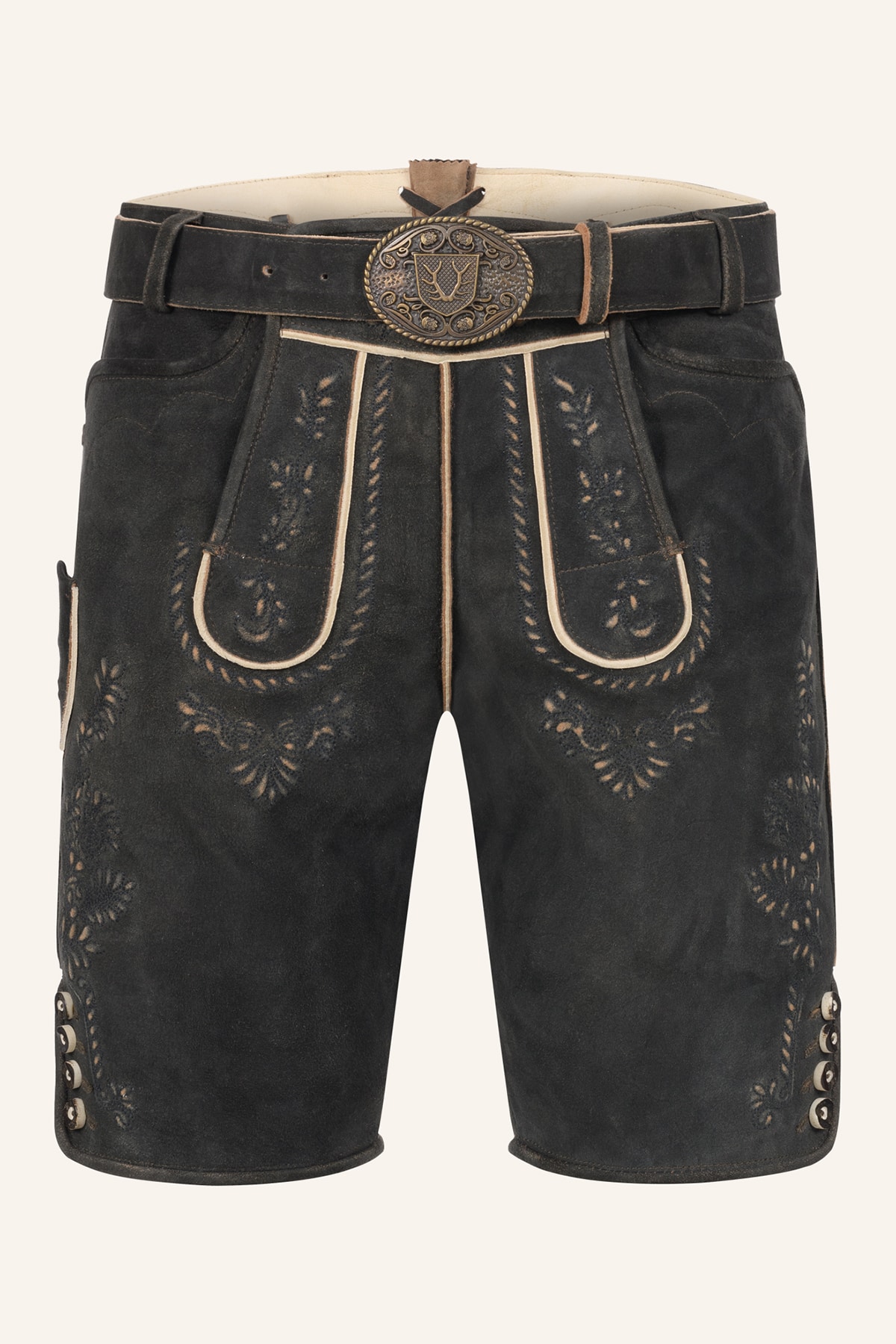Lederhose Gaspar mit Gürtel