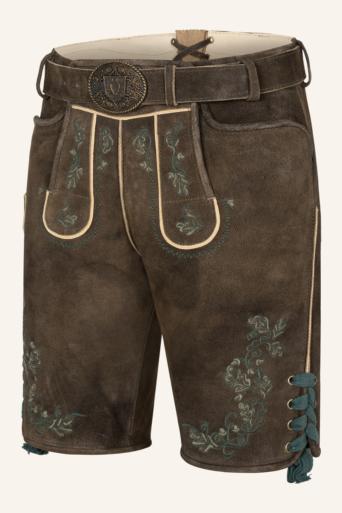 Lederhose Trever mit Gürtel