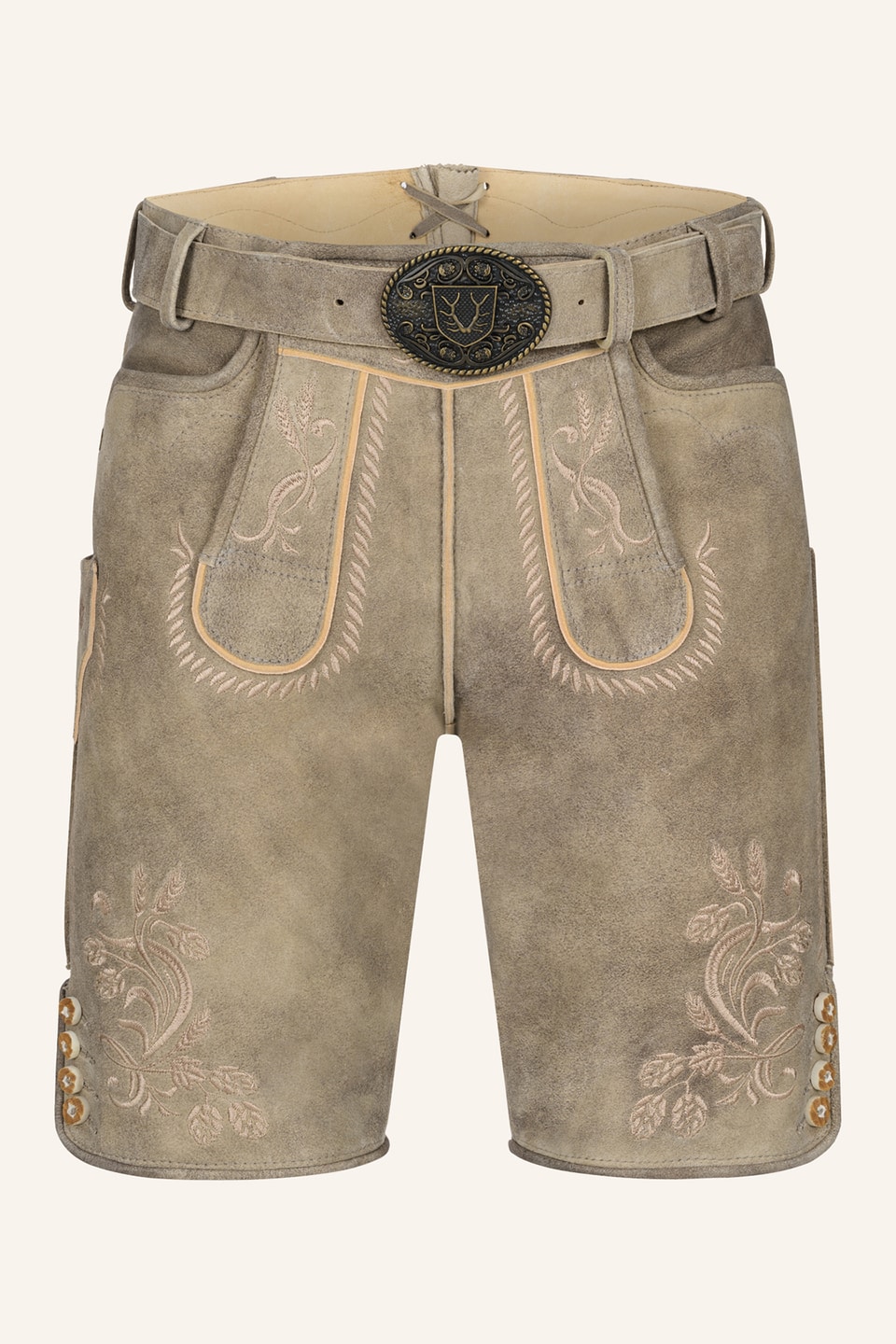 Lederhose Ryann mit Gürtel