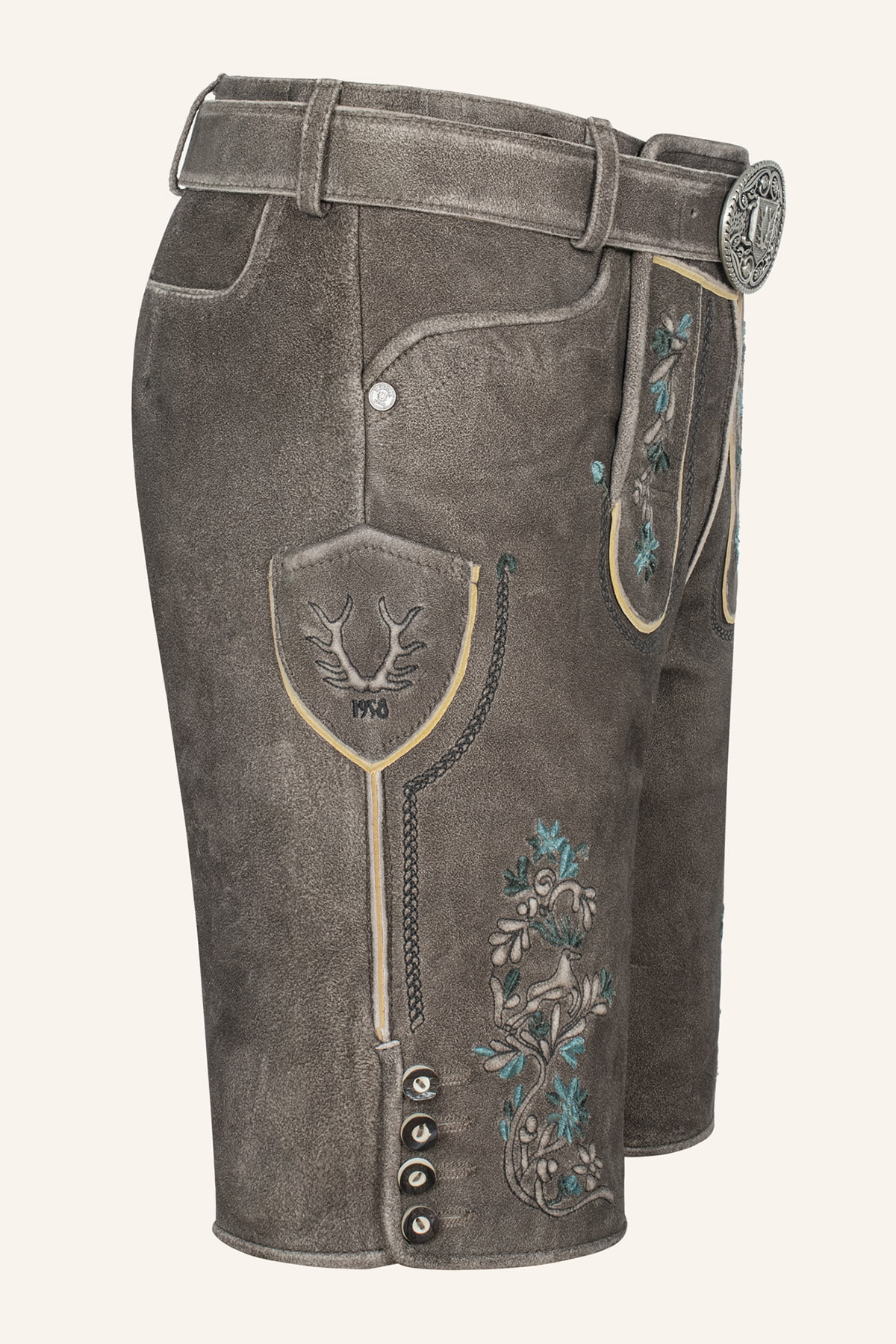 Lederhose Jorrit mit Gürtel