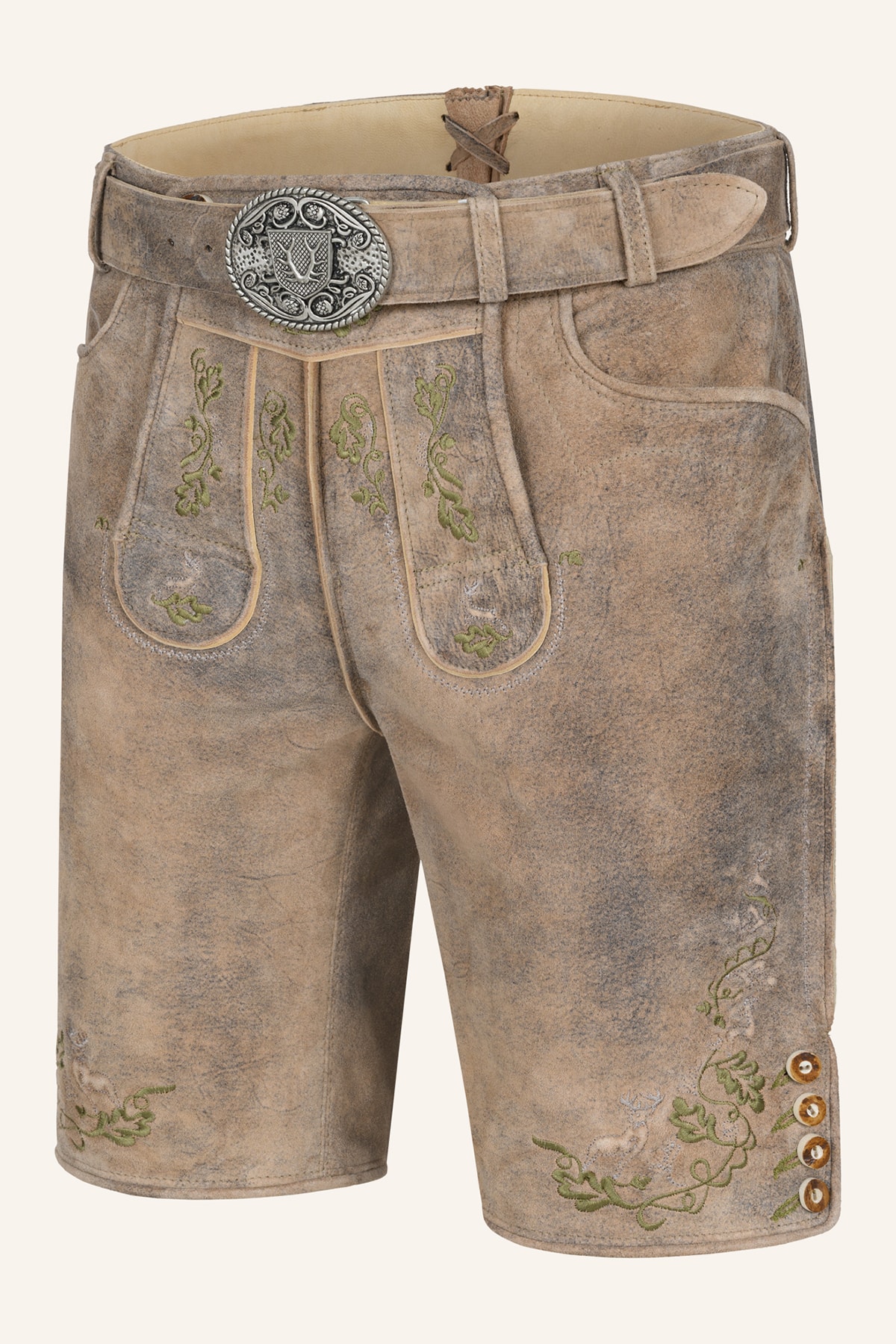 Lederhose Arthas mit Gürtel