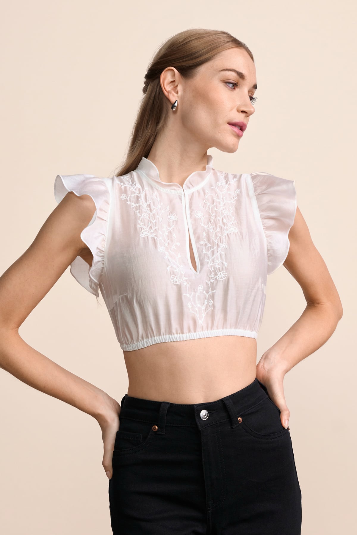 Dirndlbluse Hilka