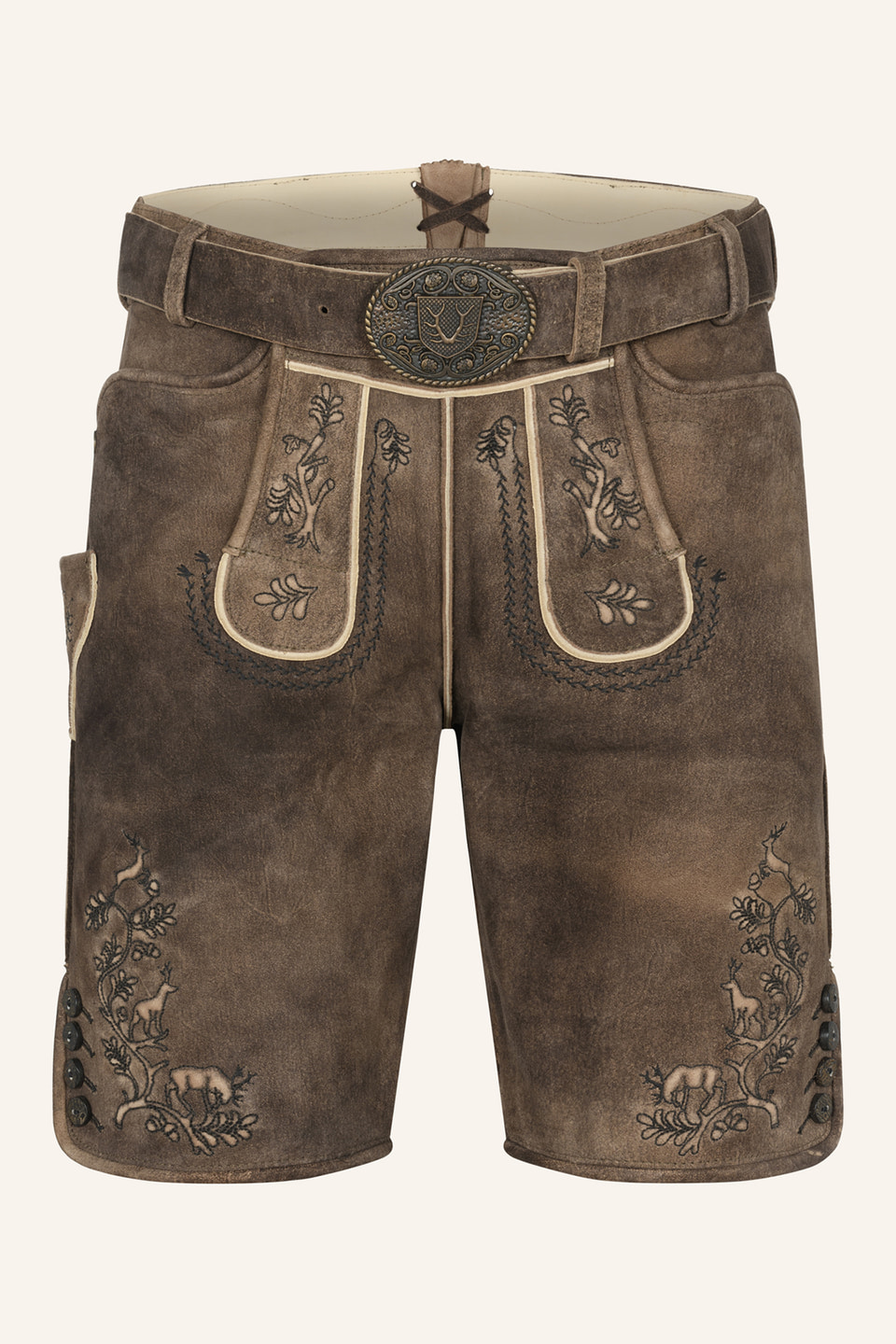Lederhose Mischa mit Gürtel