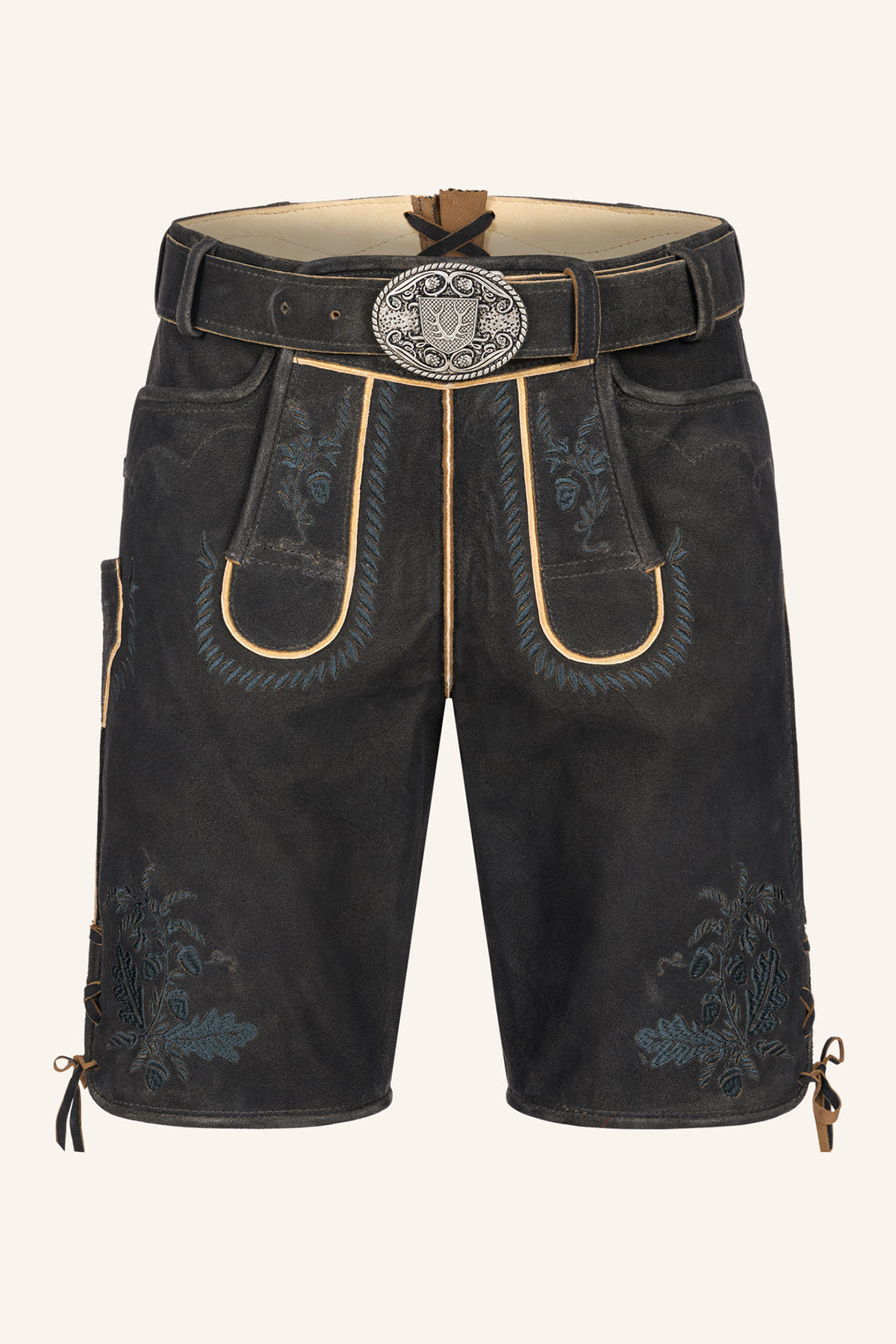 Lederhose Edo mit Gürtel