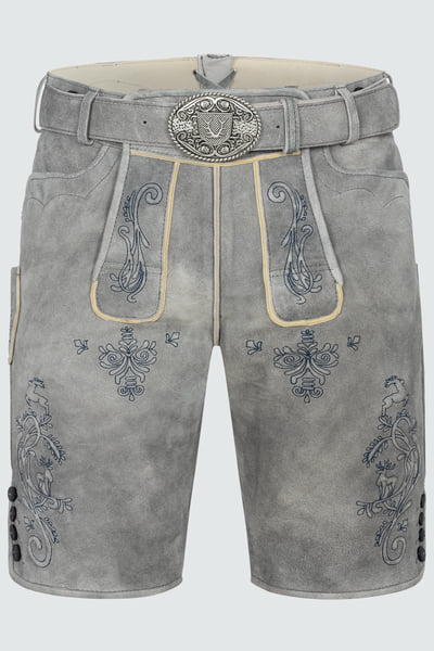 Lederhose Lucius mit Gürtel