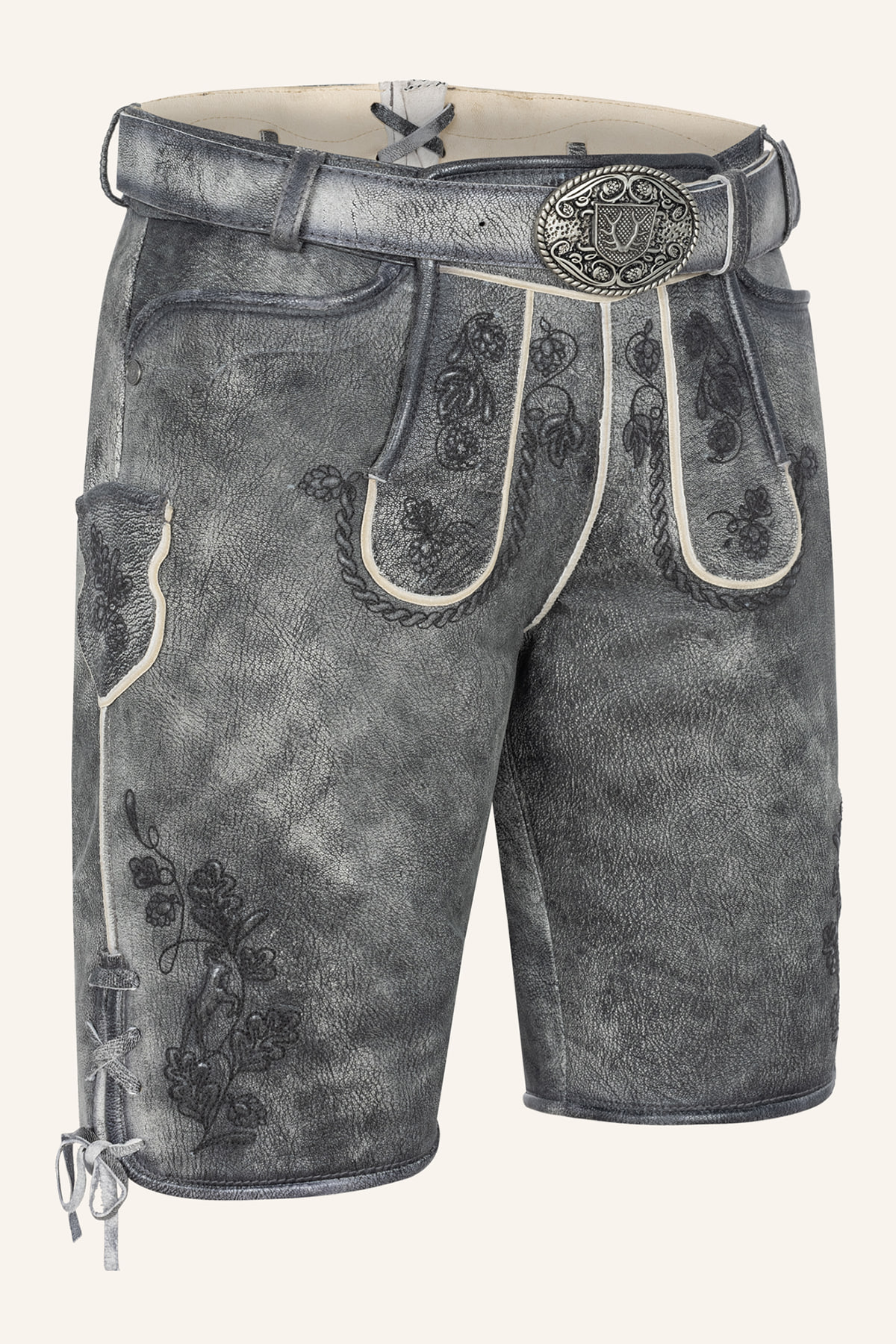 Lederhose Okko mit Gürtel