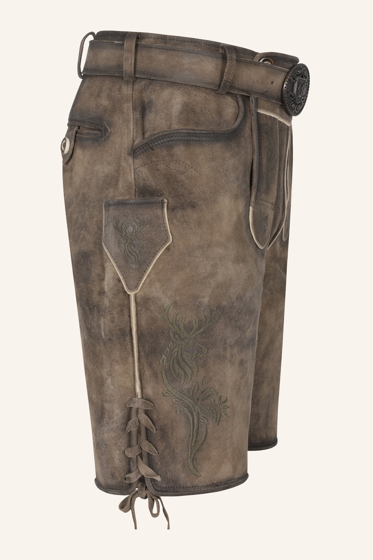 Lederhose Diran mit Gürtel