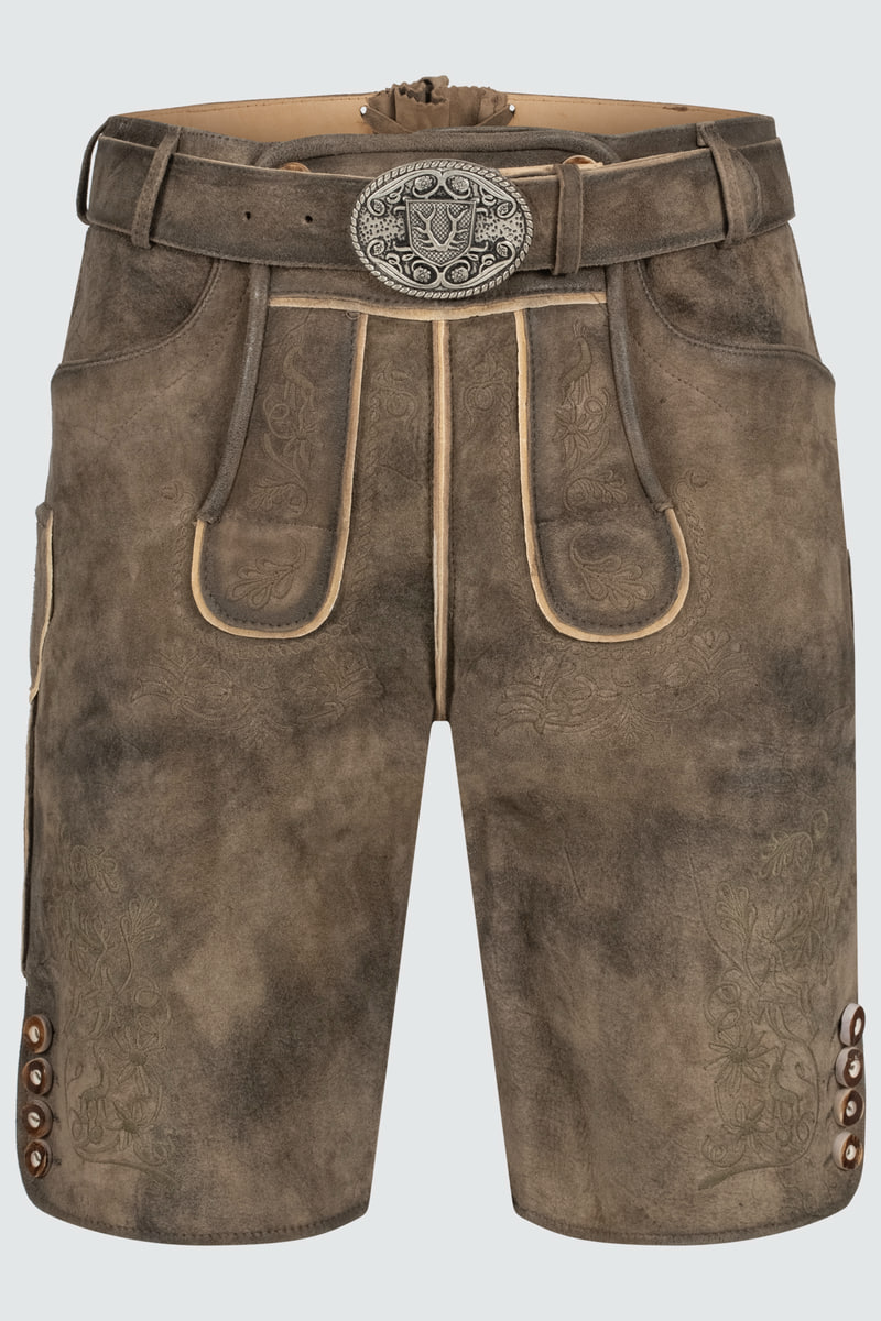 Lederhose Denis mit Gürtel