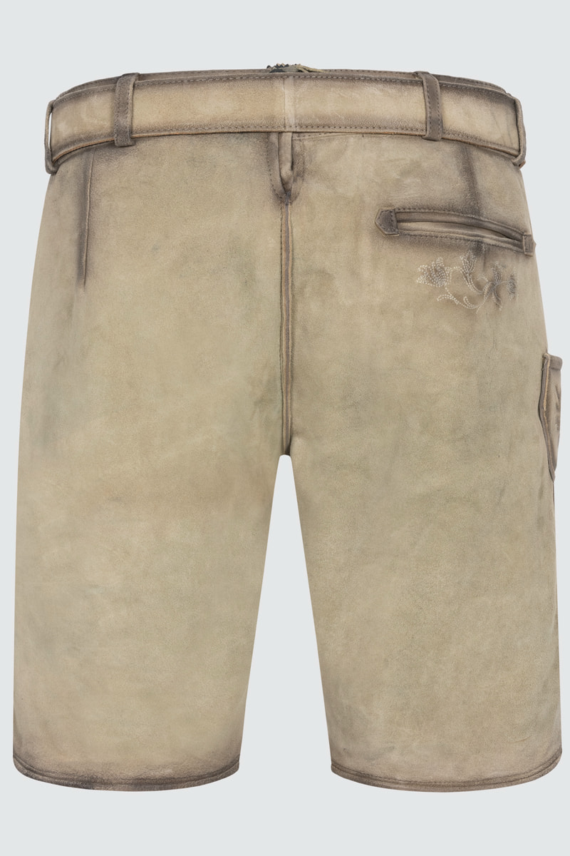 Lederhose Kai mit Gürtel