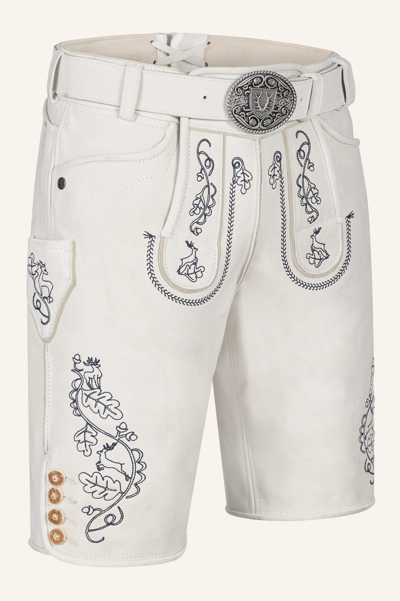 Lederhose Samuele mit Gürtel