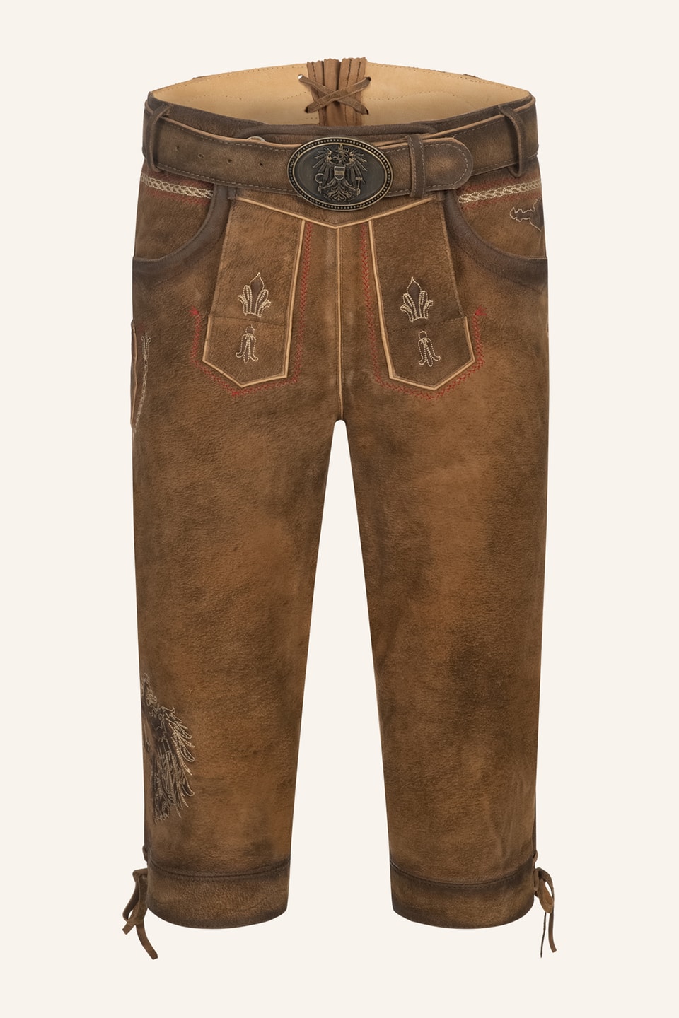 Lederhose Mei Hoamat Kniebund