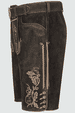 Lederhose Orlando mit Gürtel