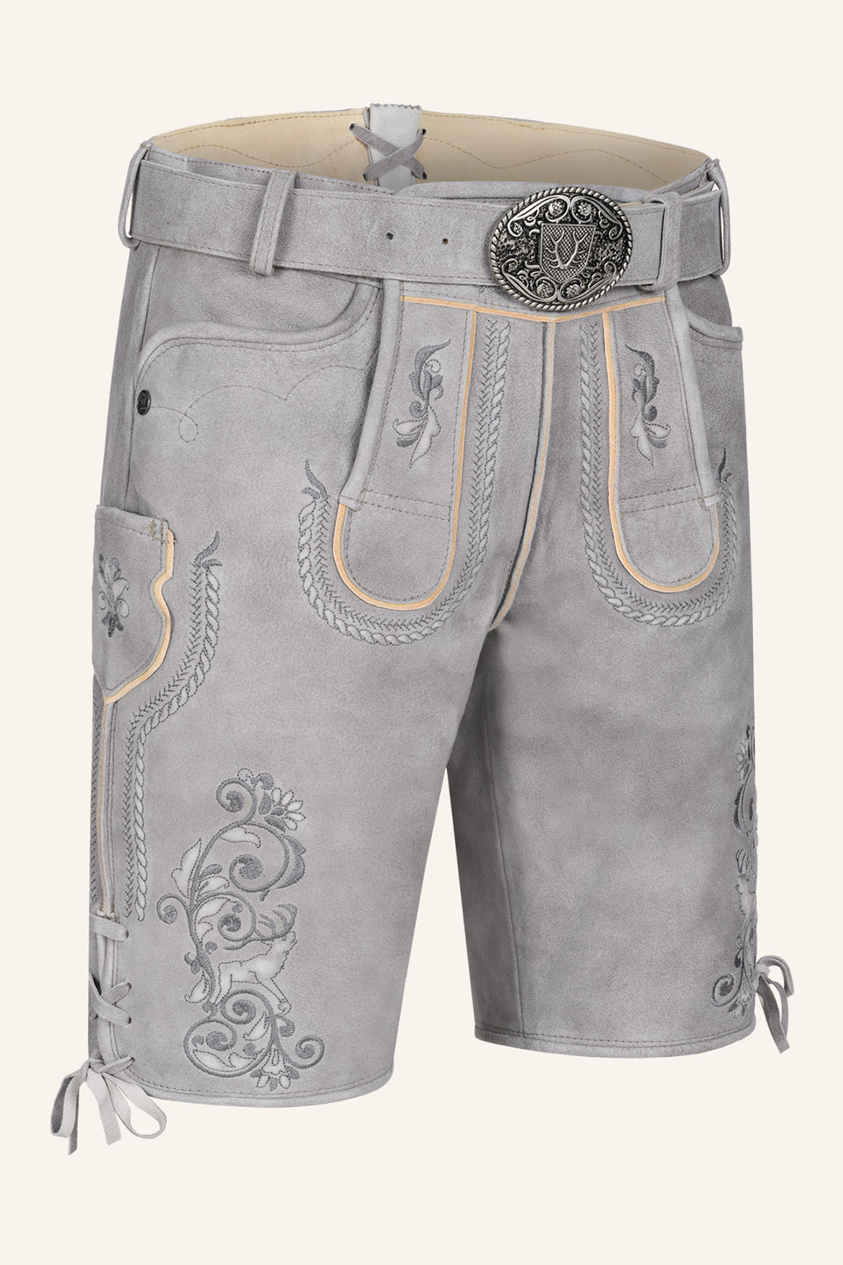 Lederhose Norwin mit Gürtel