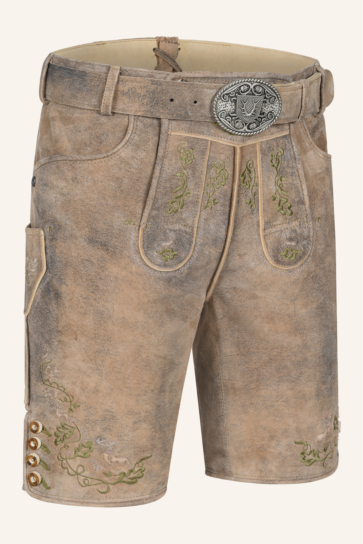 Lederhose Arthas mit Gürtel