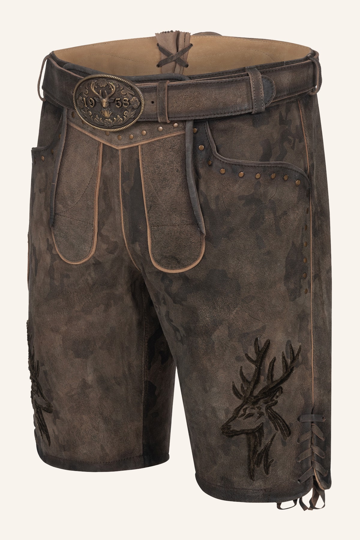 Lederhose Matze mit Gürtel