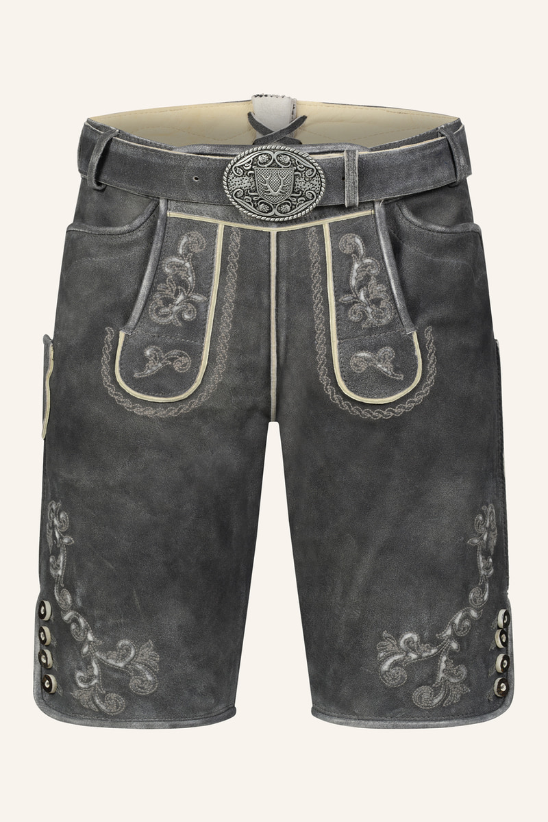 Lederhose Nevi mit Gürtel
