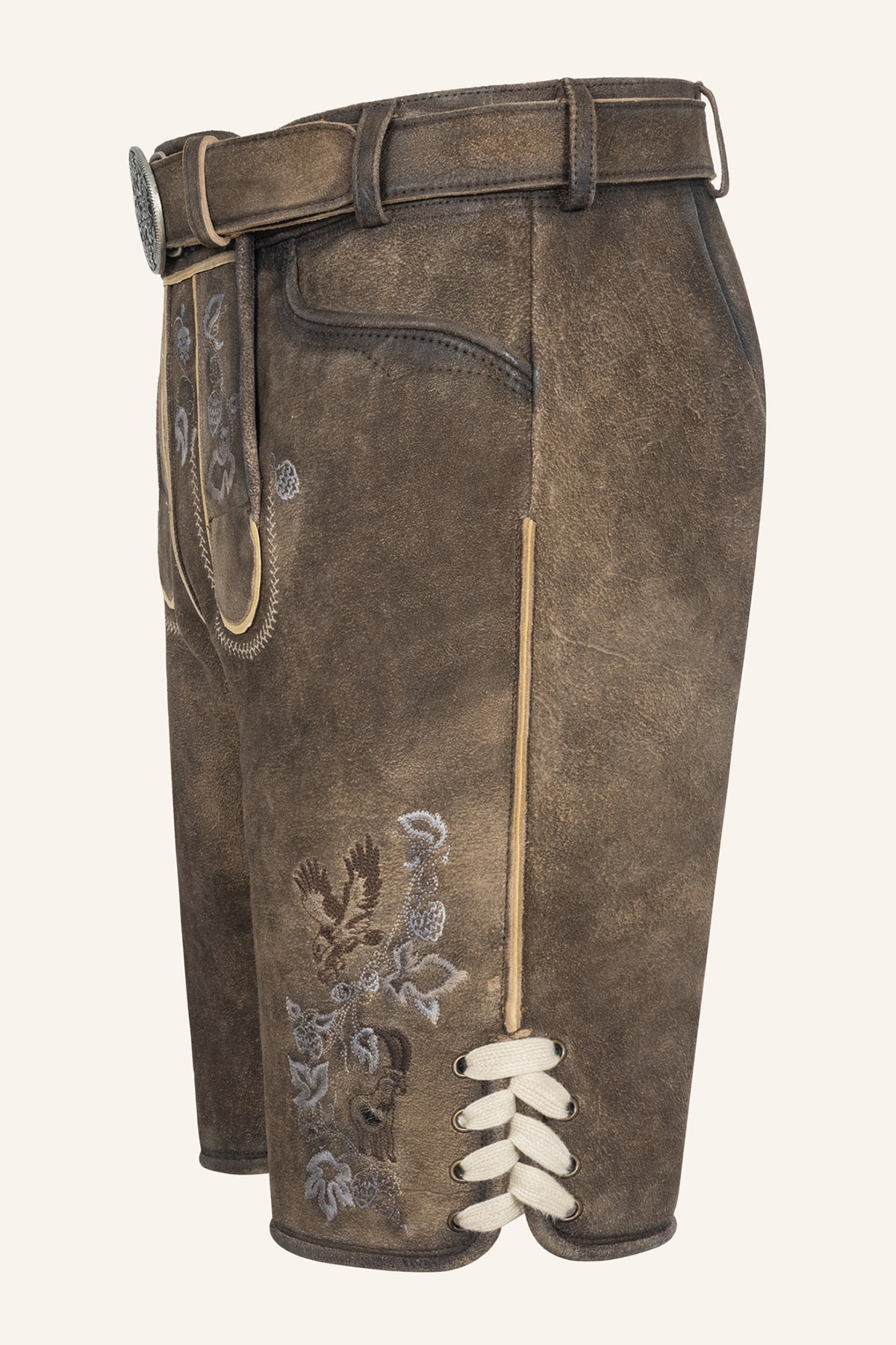 Lederhose Ulli mit Gürtel