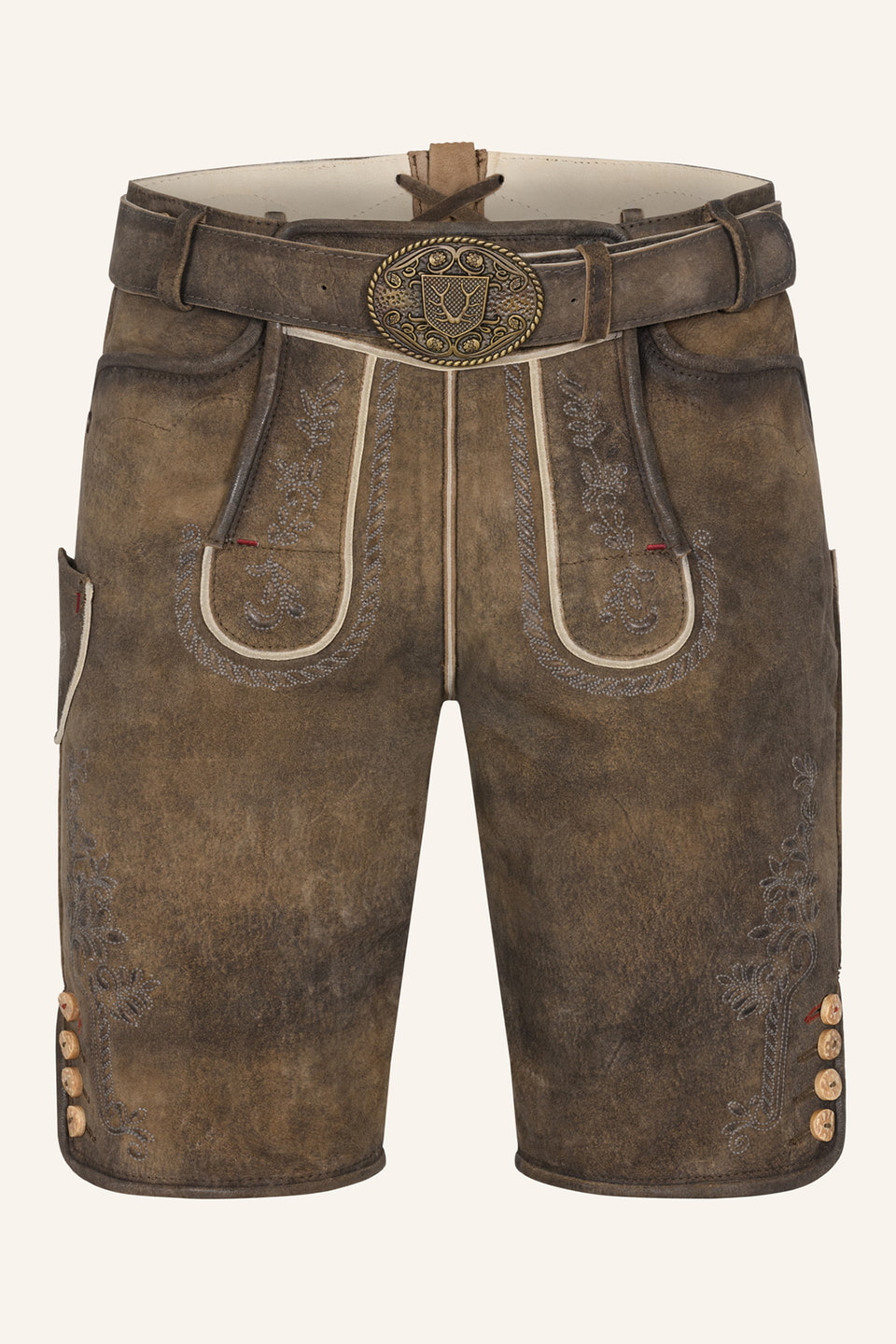 Lederhose Dante mit Gürtel