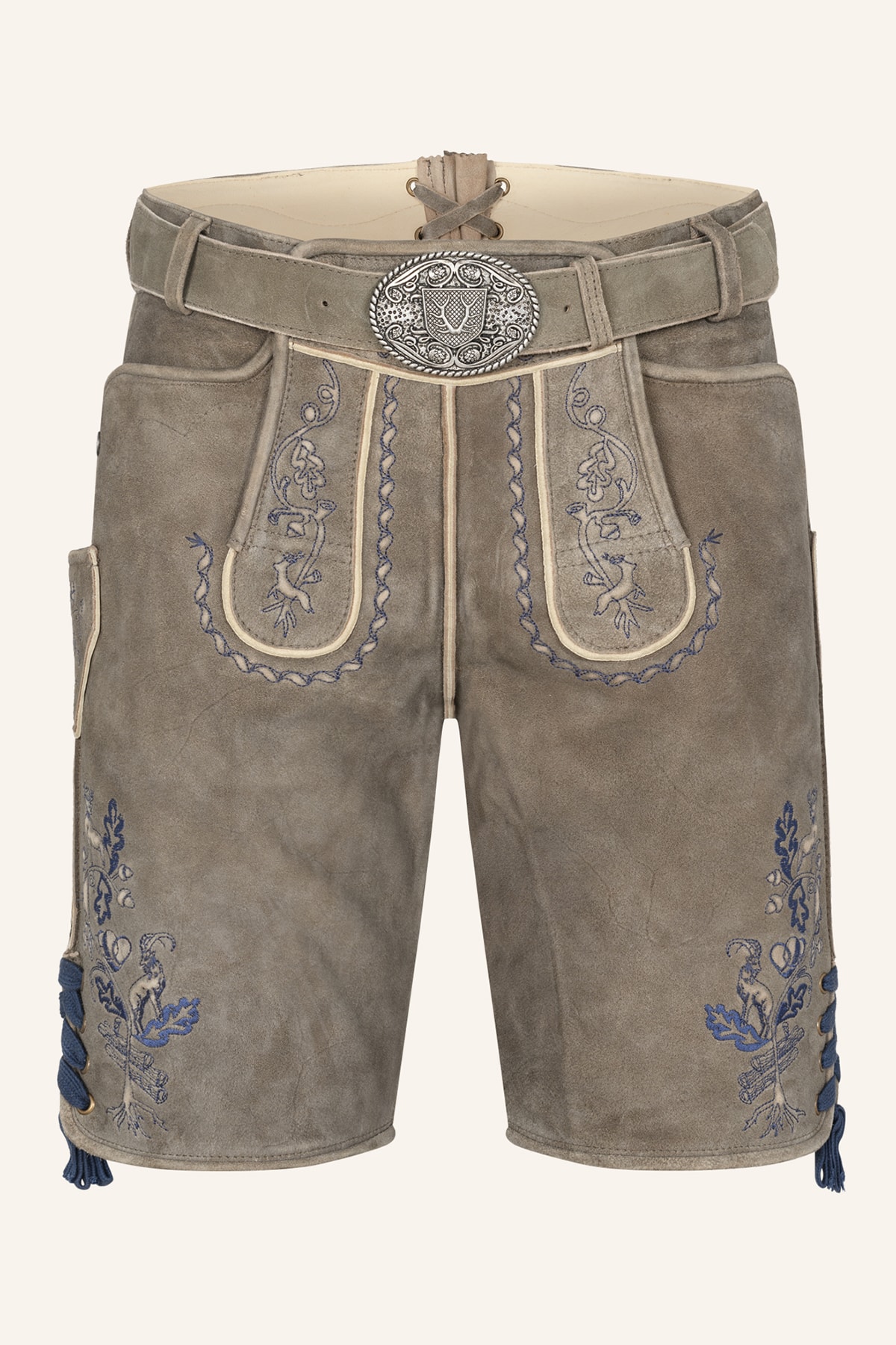Lederhose Nilio mit Gürtel