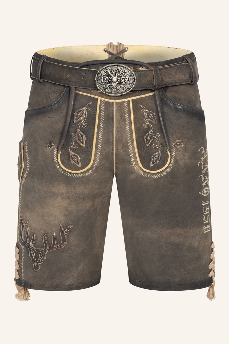 Lederhose Anno 1958 mit Gürtel