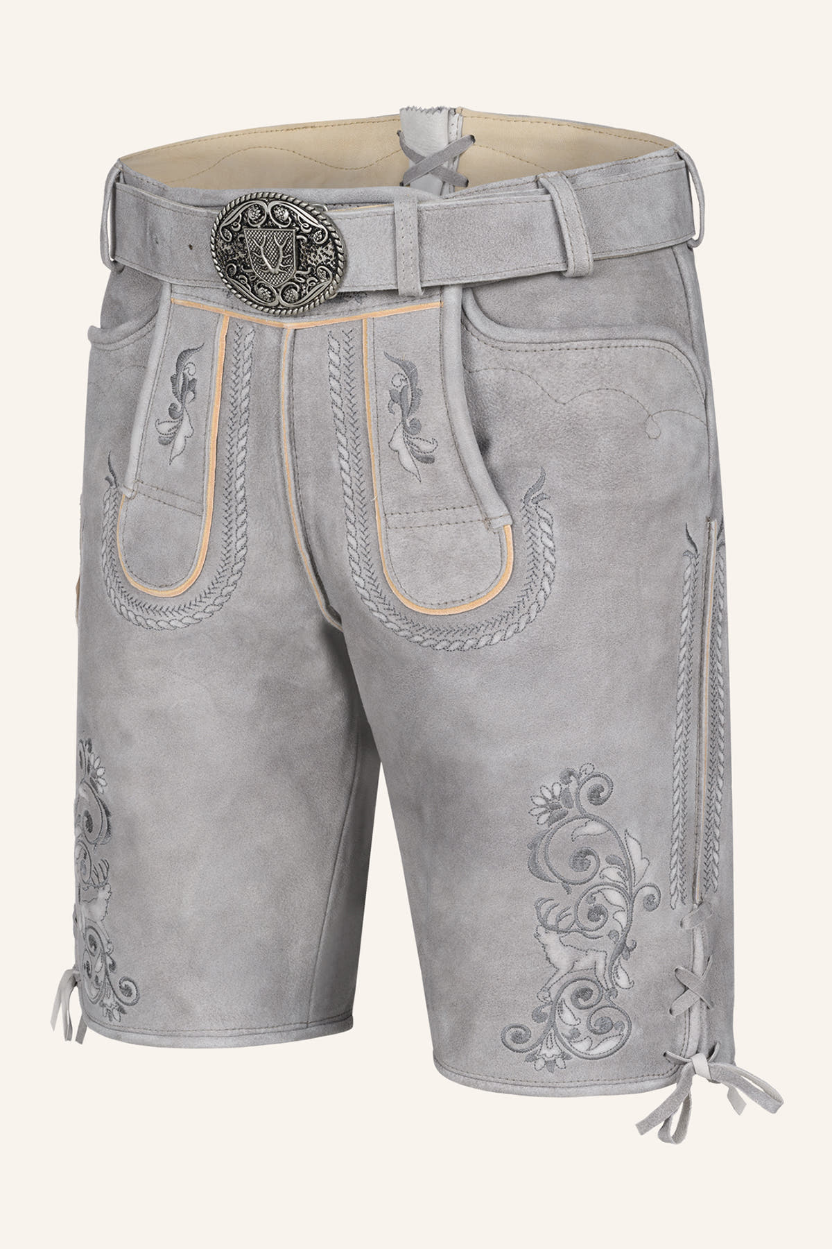 Lederhose Norwin mit Gürtel
