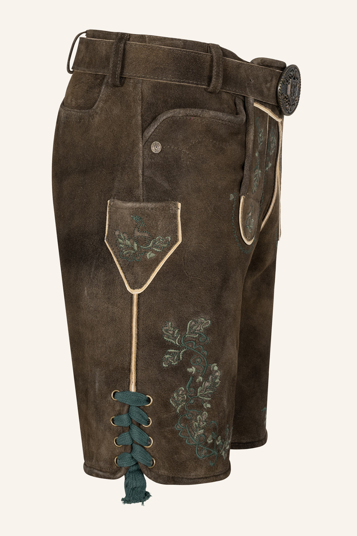 Lederhose Trever mit Gürtel
