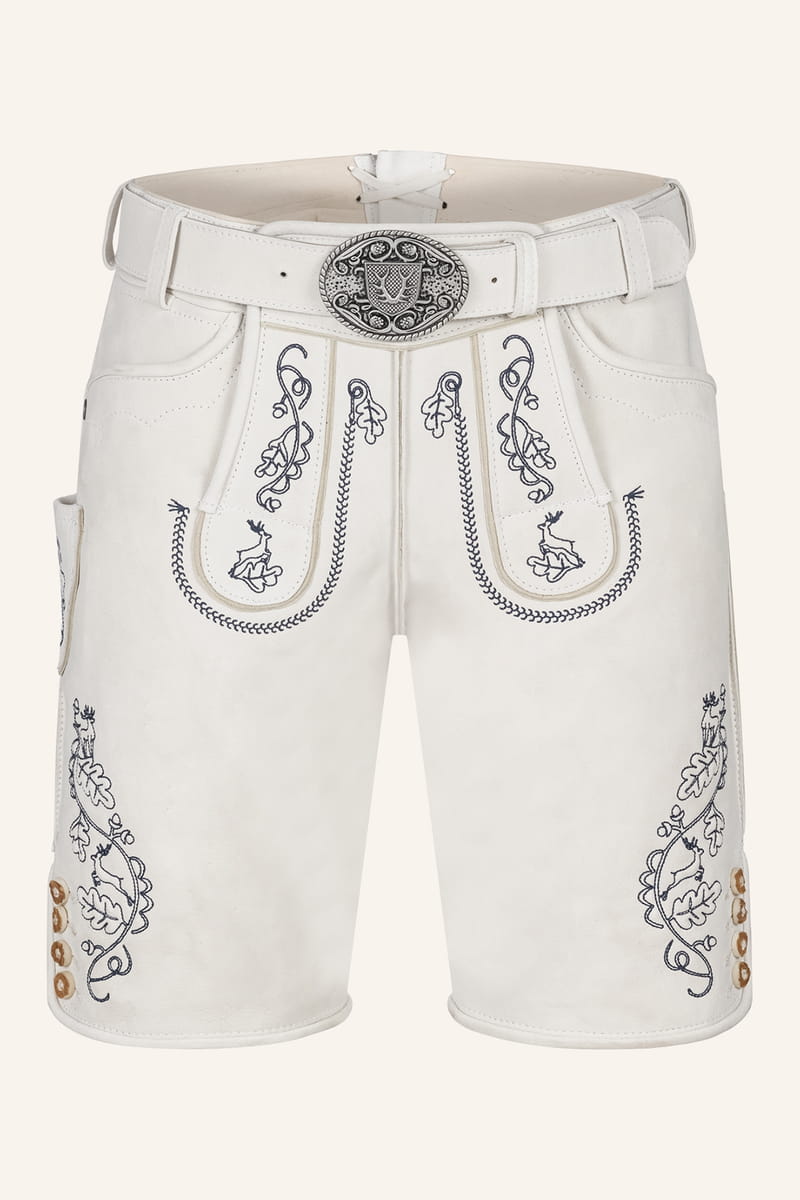 Lederhose Samuele mit Gürtel