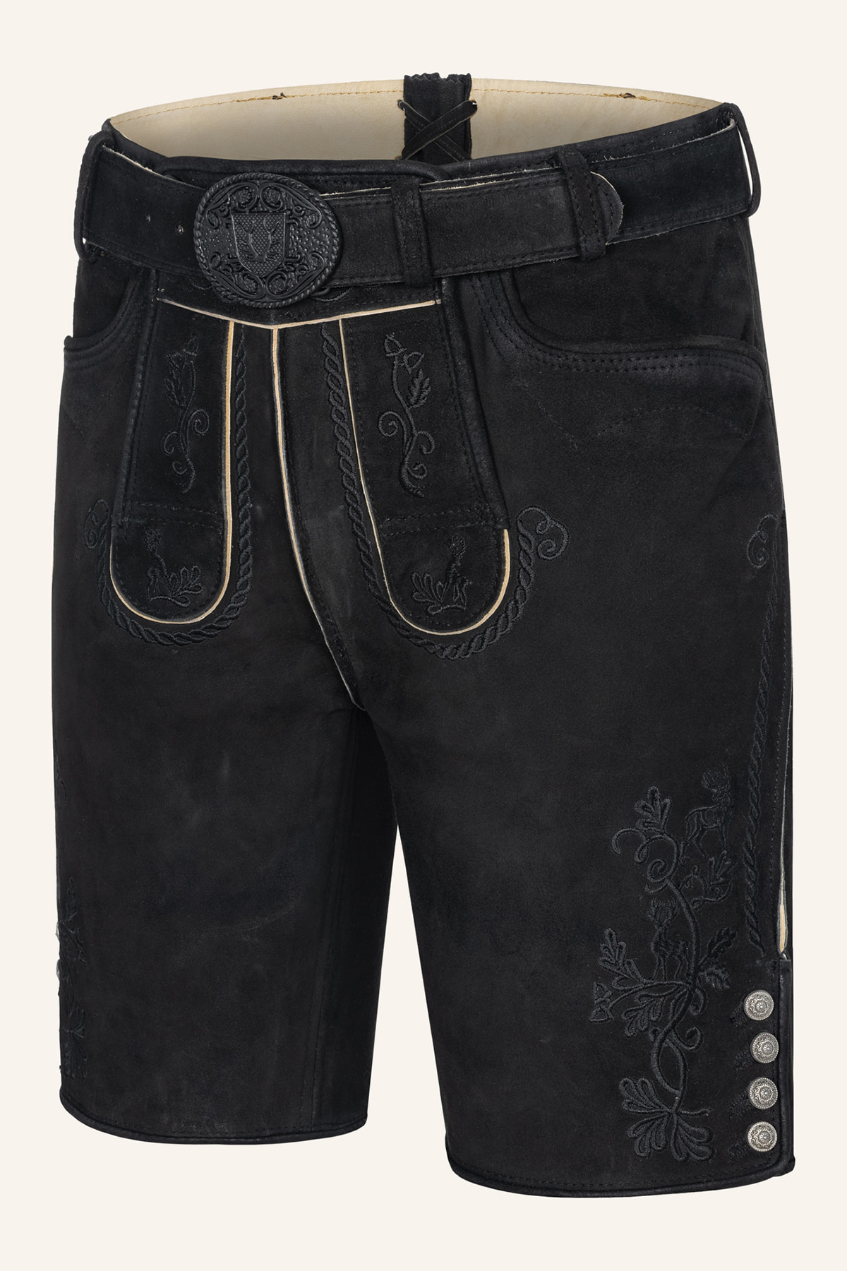 Lederhose Sylvar mit Gürtel