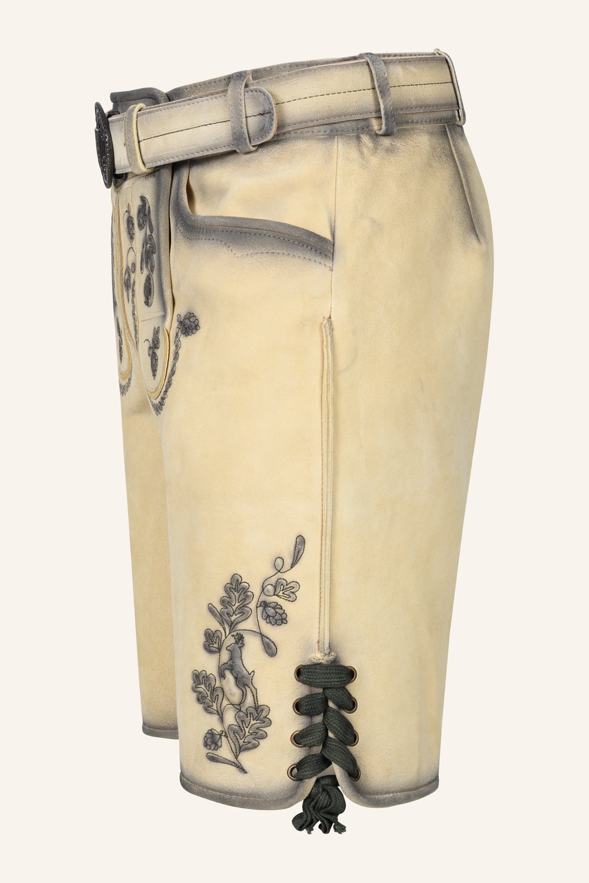 Lederhose Nolan mit Gürtel