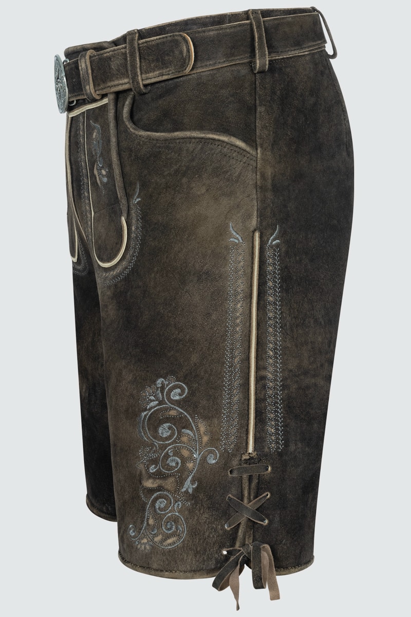 Lederhose Gideon mit Gürtel