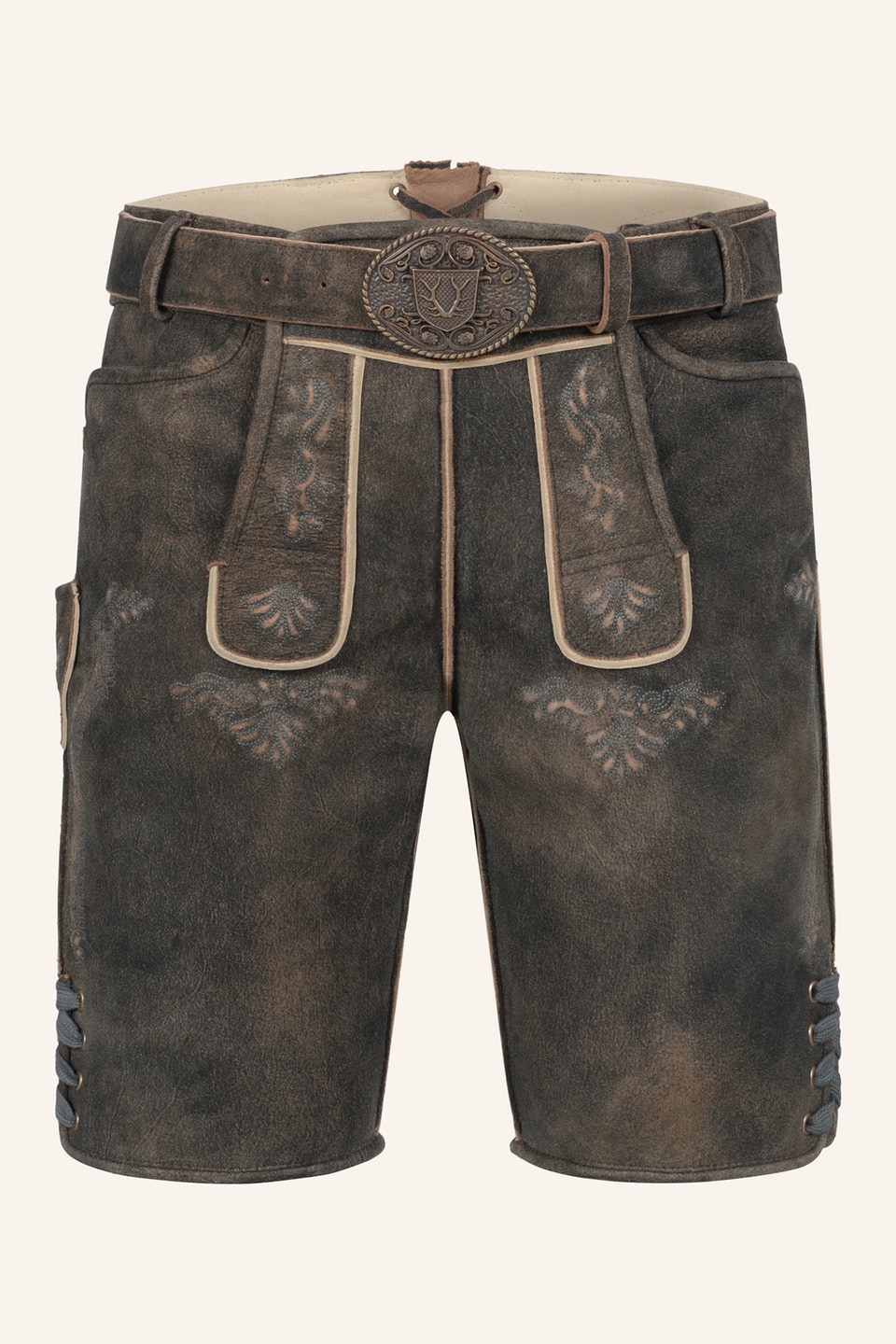 Lederhose Curtis mit Gürtel