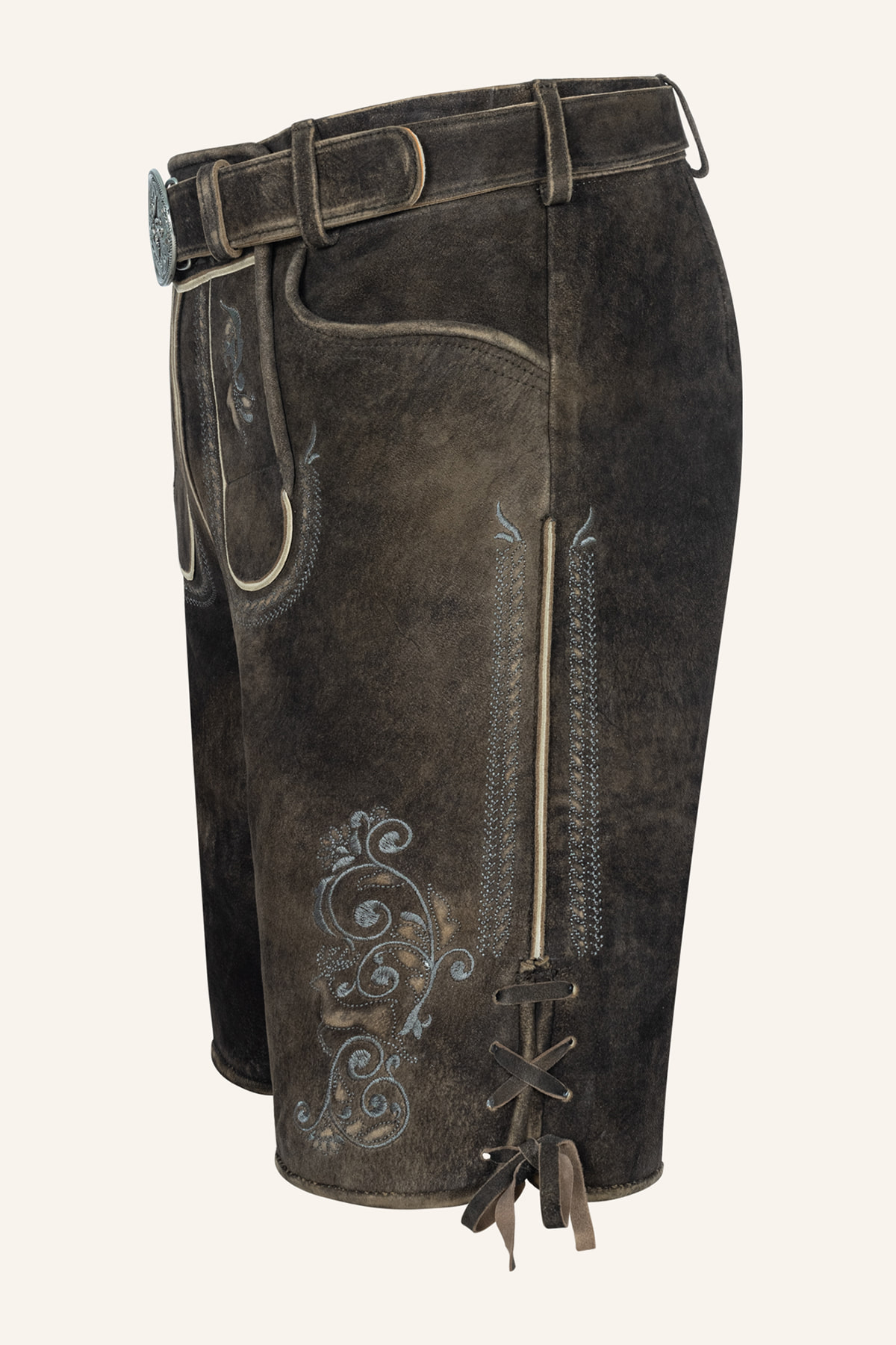 Lederhose Gideon mit Gürtel