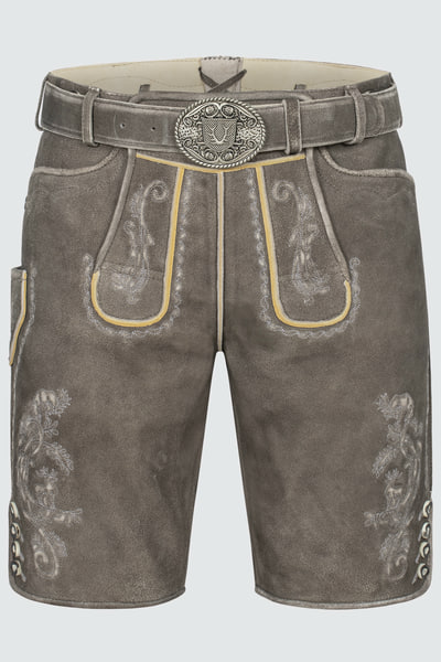 Lederhose Howard mit Gürtel