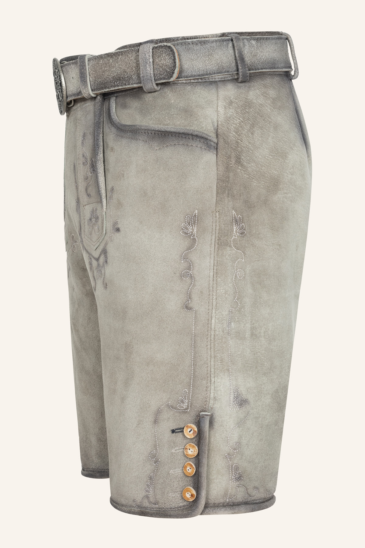 Lederhose Lenny mit Gürtel