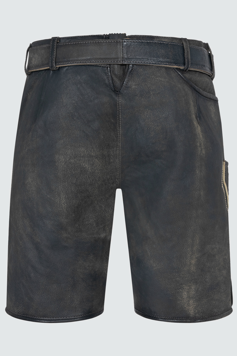 Lederhose Austin mit Gürtel