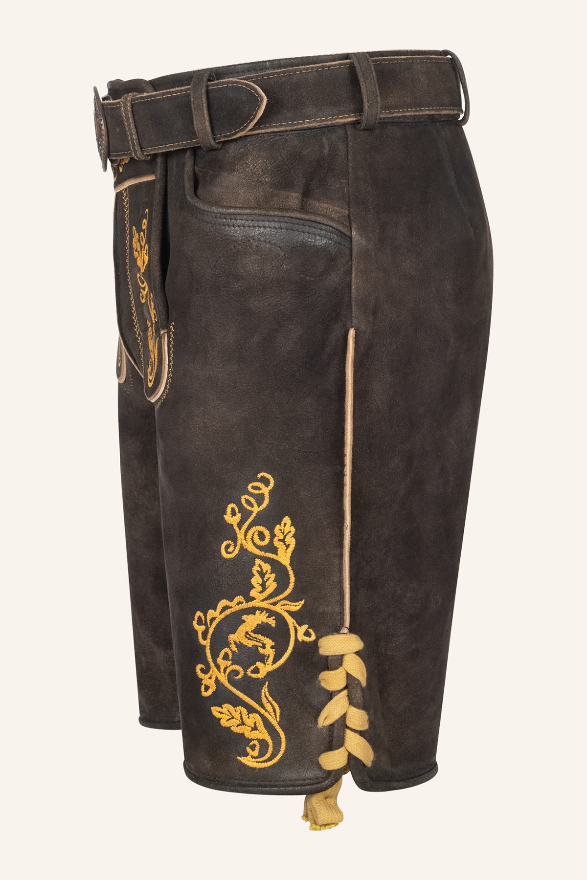 Lederhose Tilo mit Gürtel
