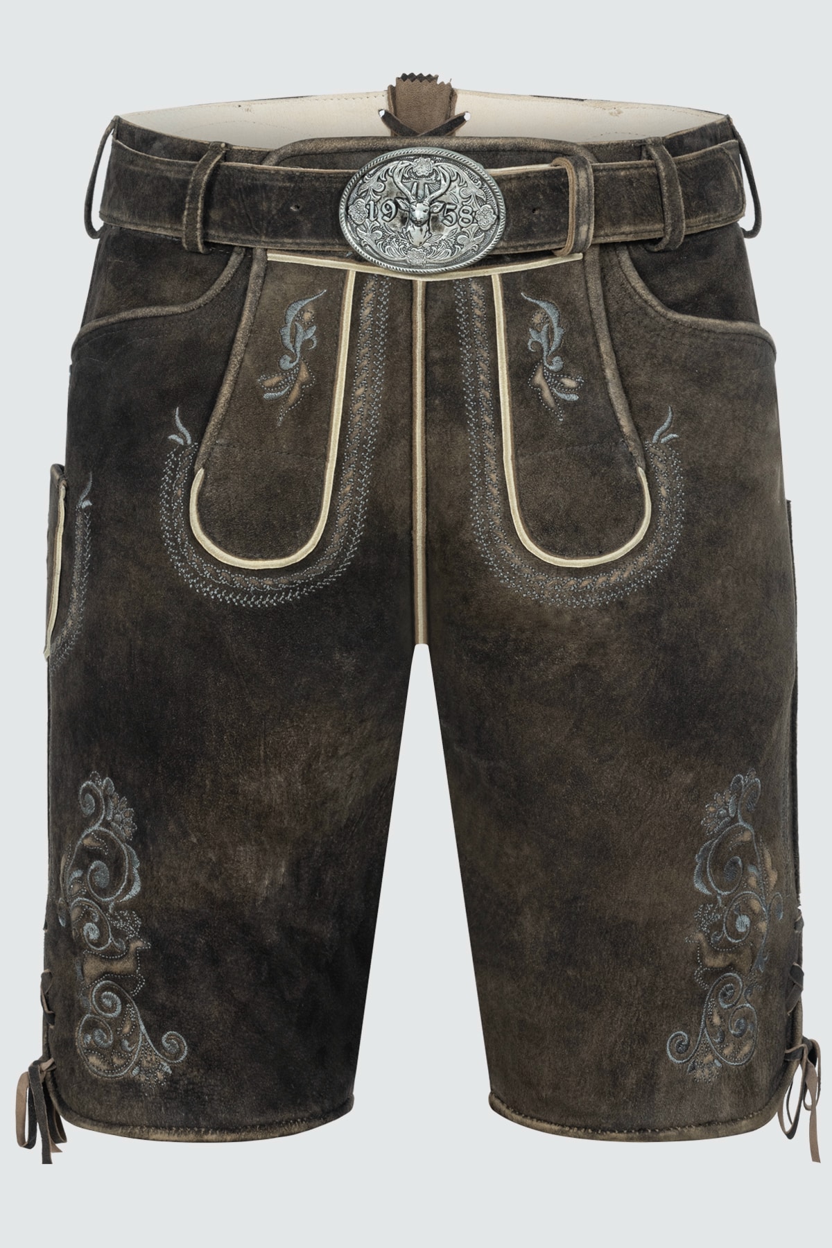 Lederhose Gideon mit Gürtel