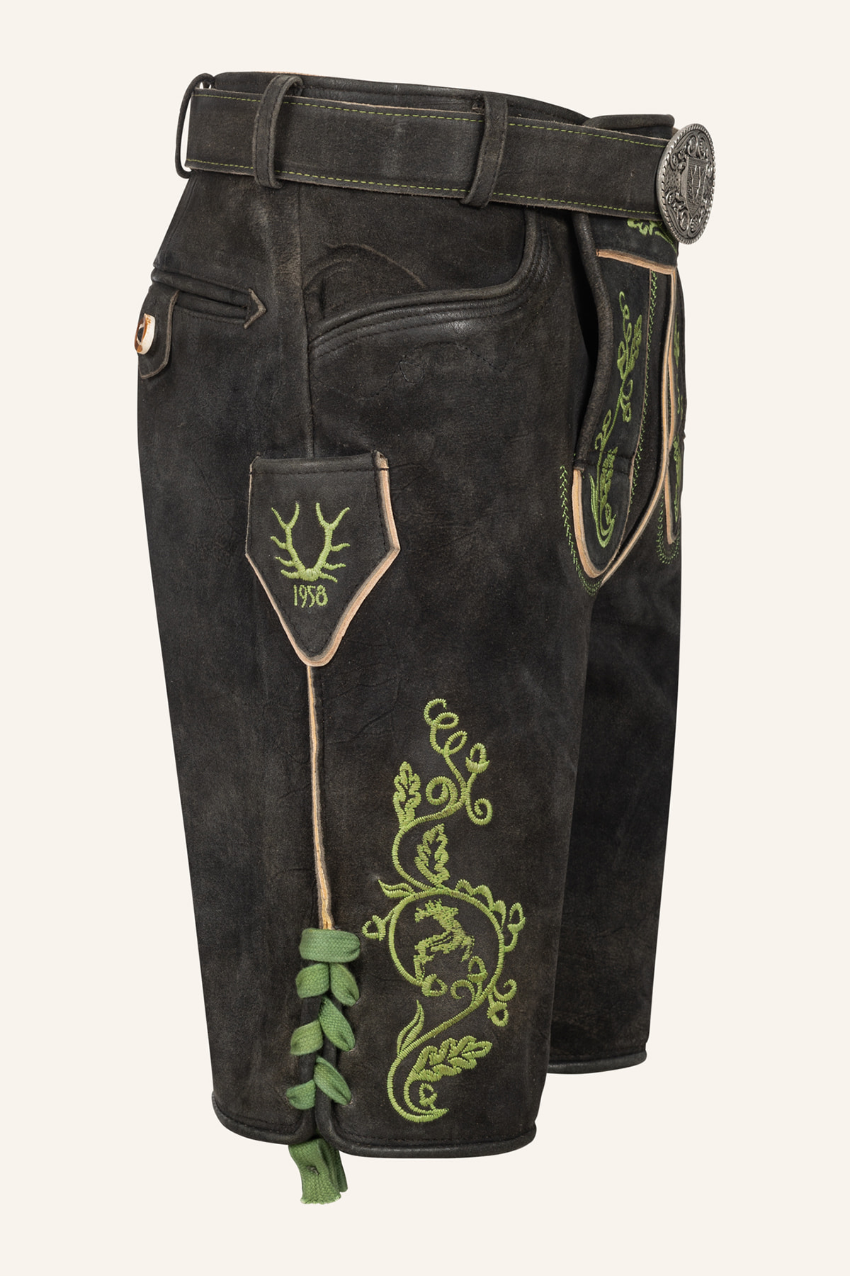 Lederhose Tilo mit Gürtel