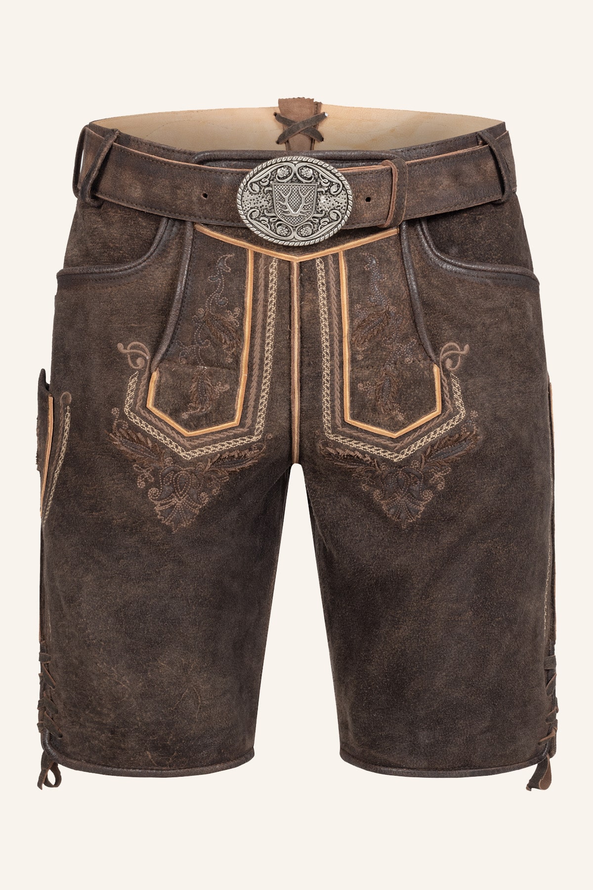 Lederhose Rufus mit Gürtel