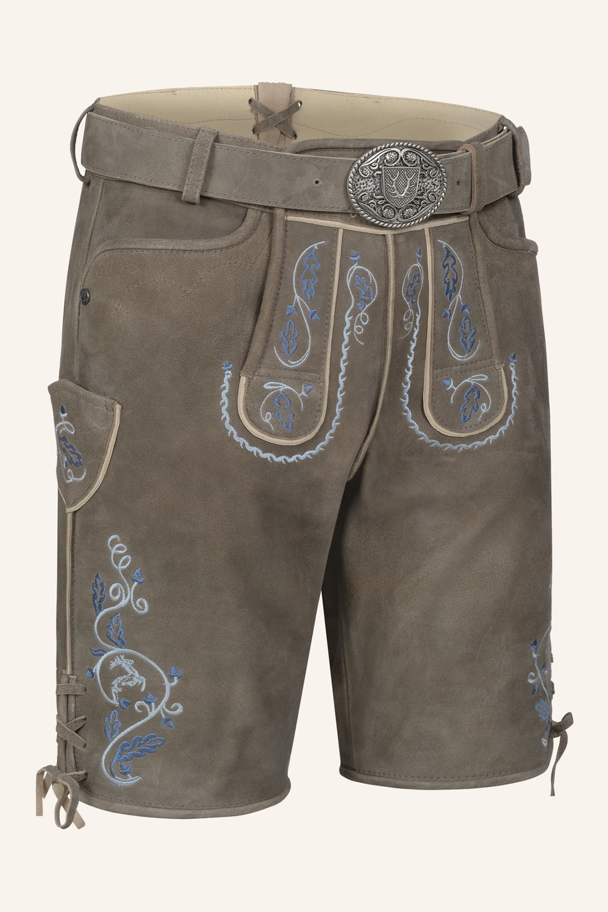 Lederhose Malik mit Gürtel