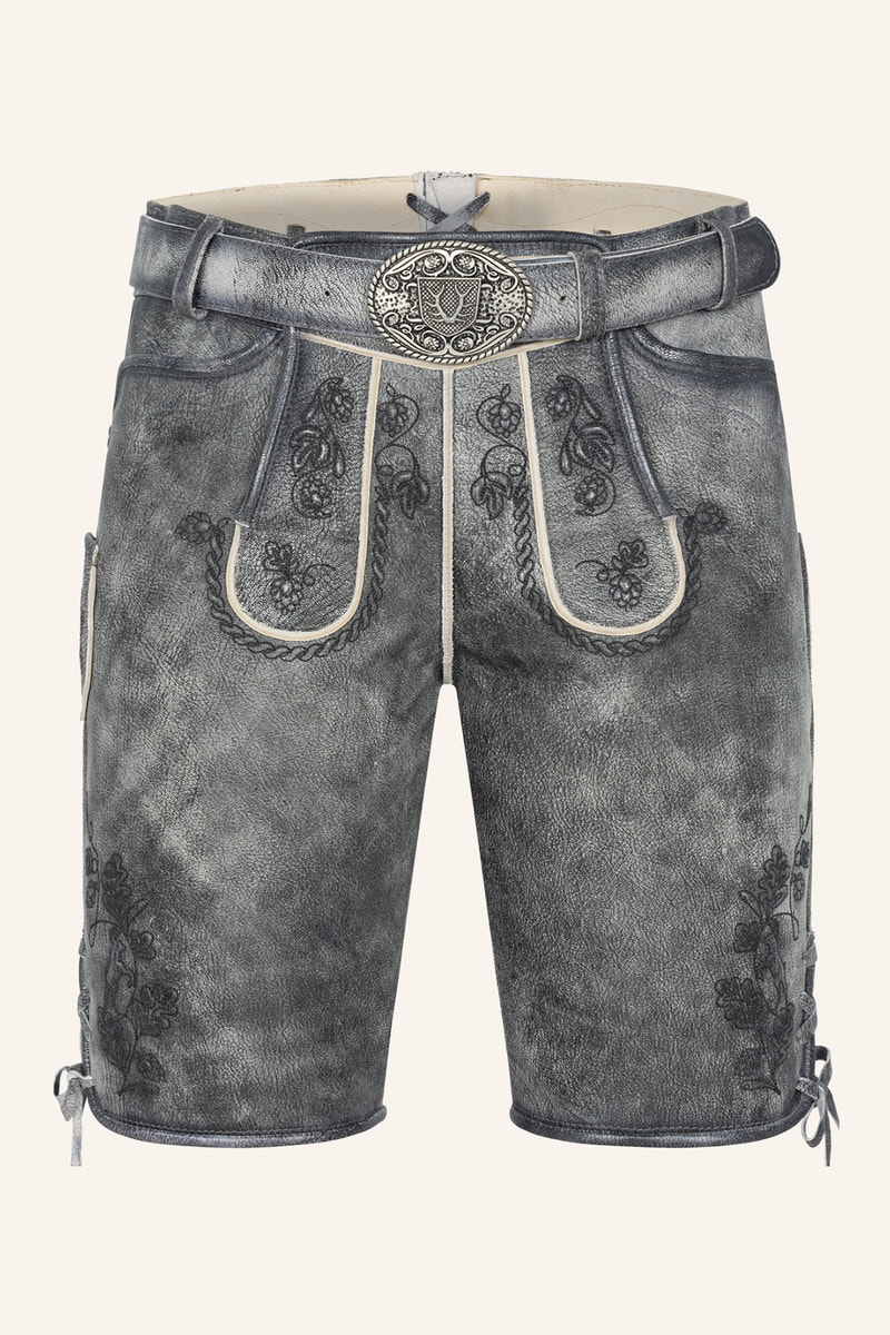 Lederhose Okko mit Gürtel