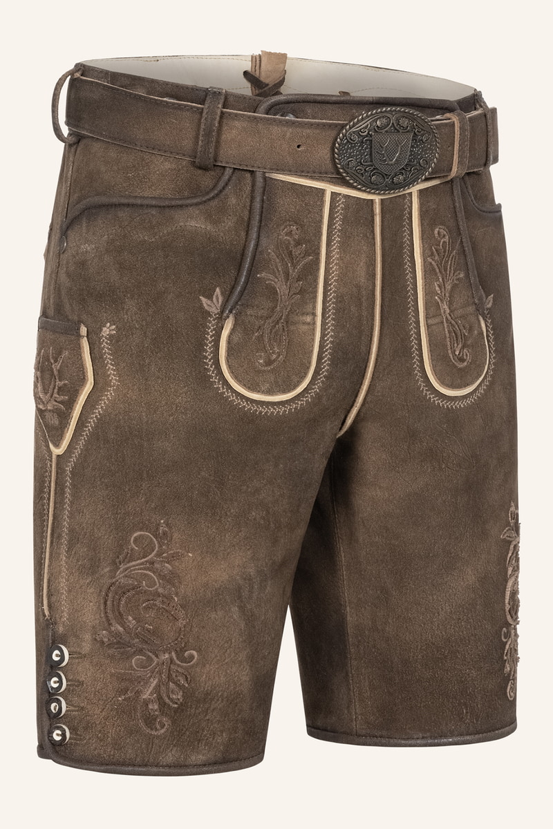 Lederhose Jendrik mit Gürtel
