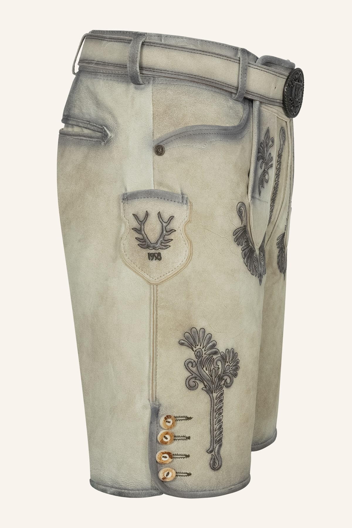 Lederhose Aric mit Gürtel
