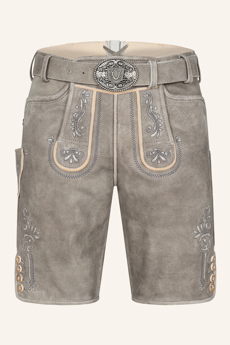 Lederhose Namid mit Gürtel