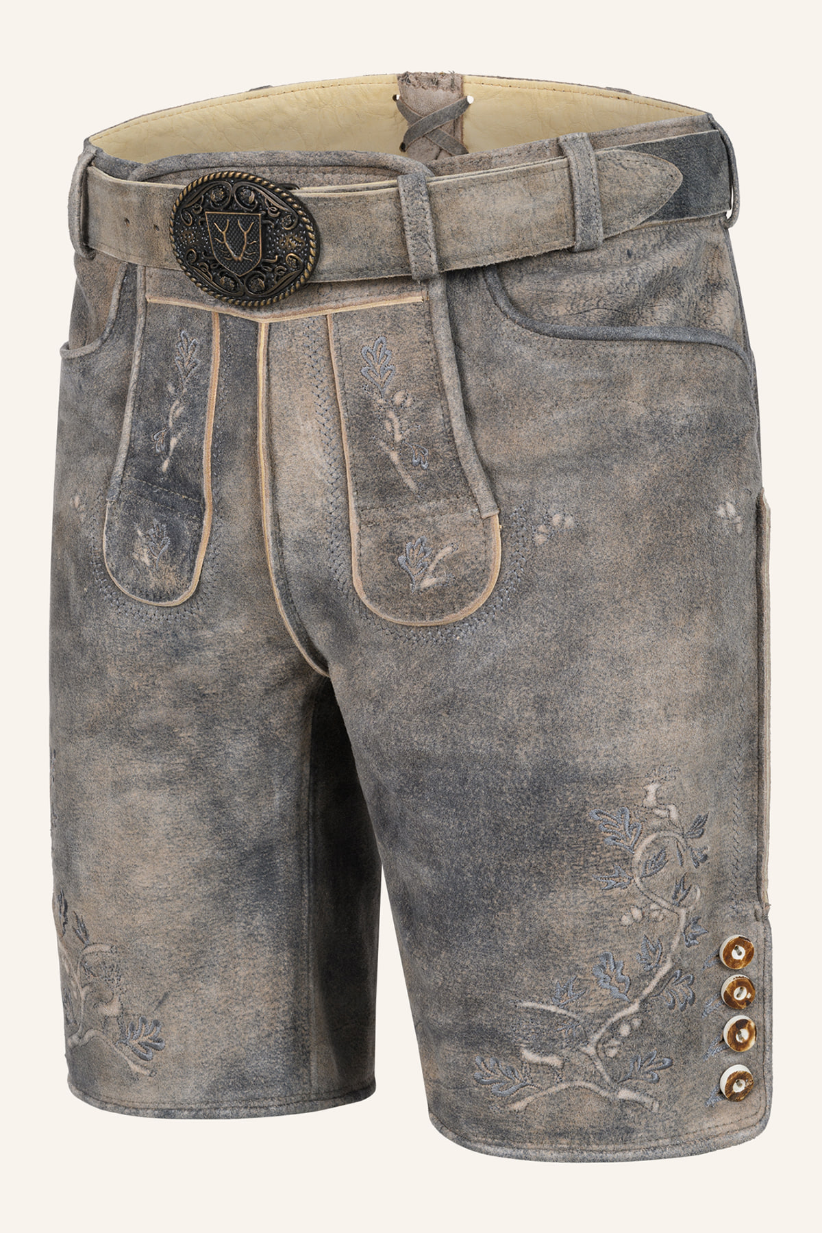 Lederhose Berno mit Gürtel