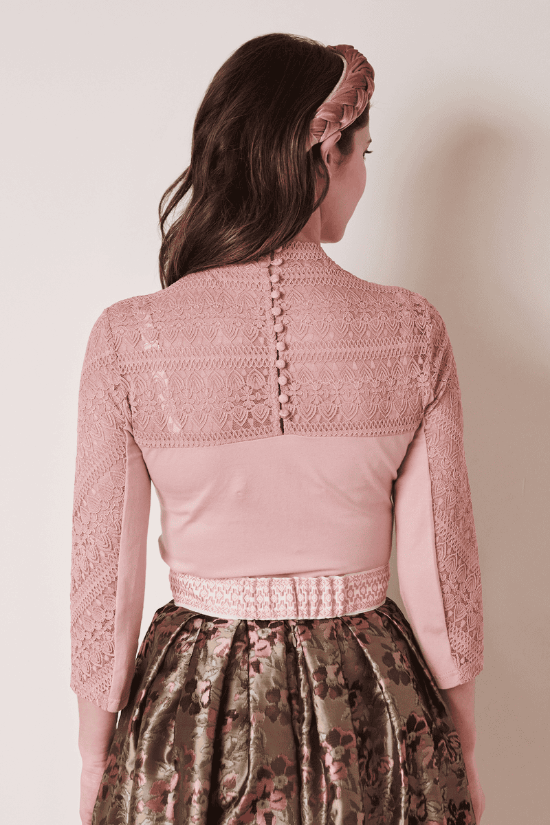 Trachtenbluse rose clearance