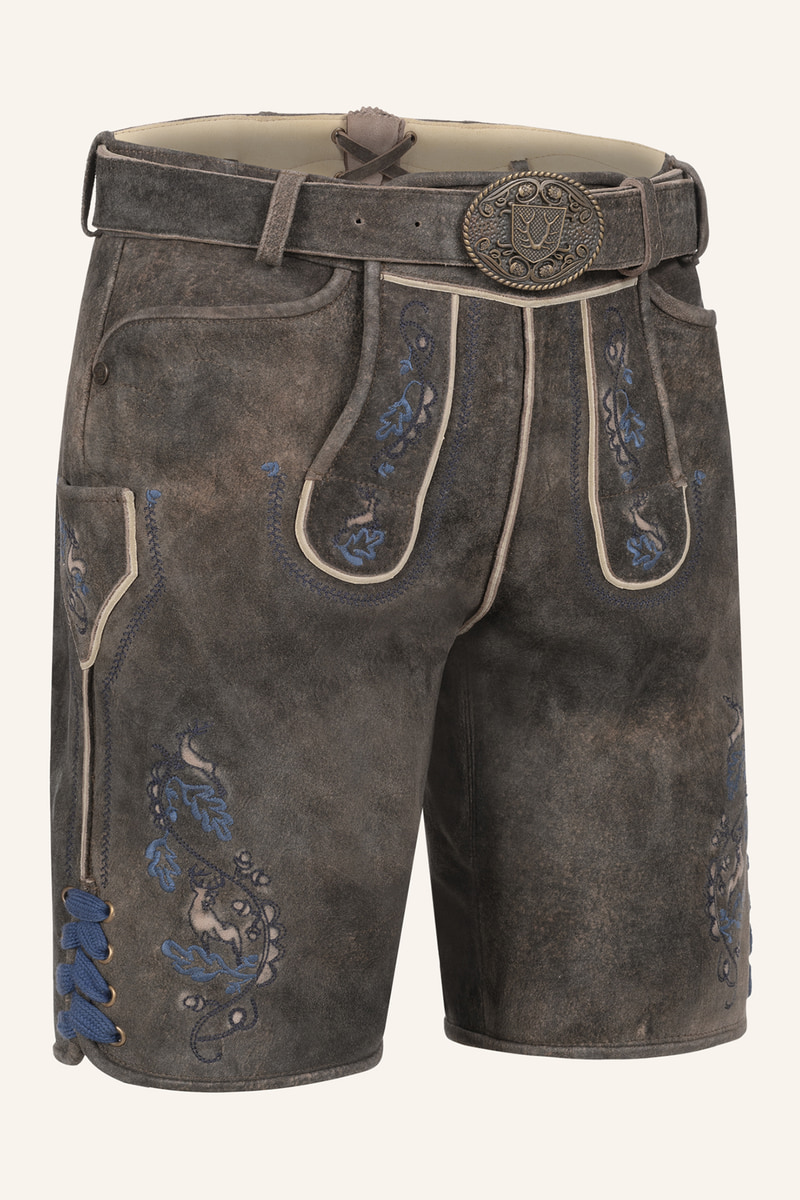 Lederhose Vasili mit Gürtel