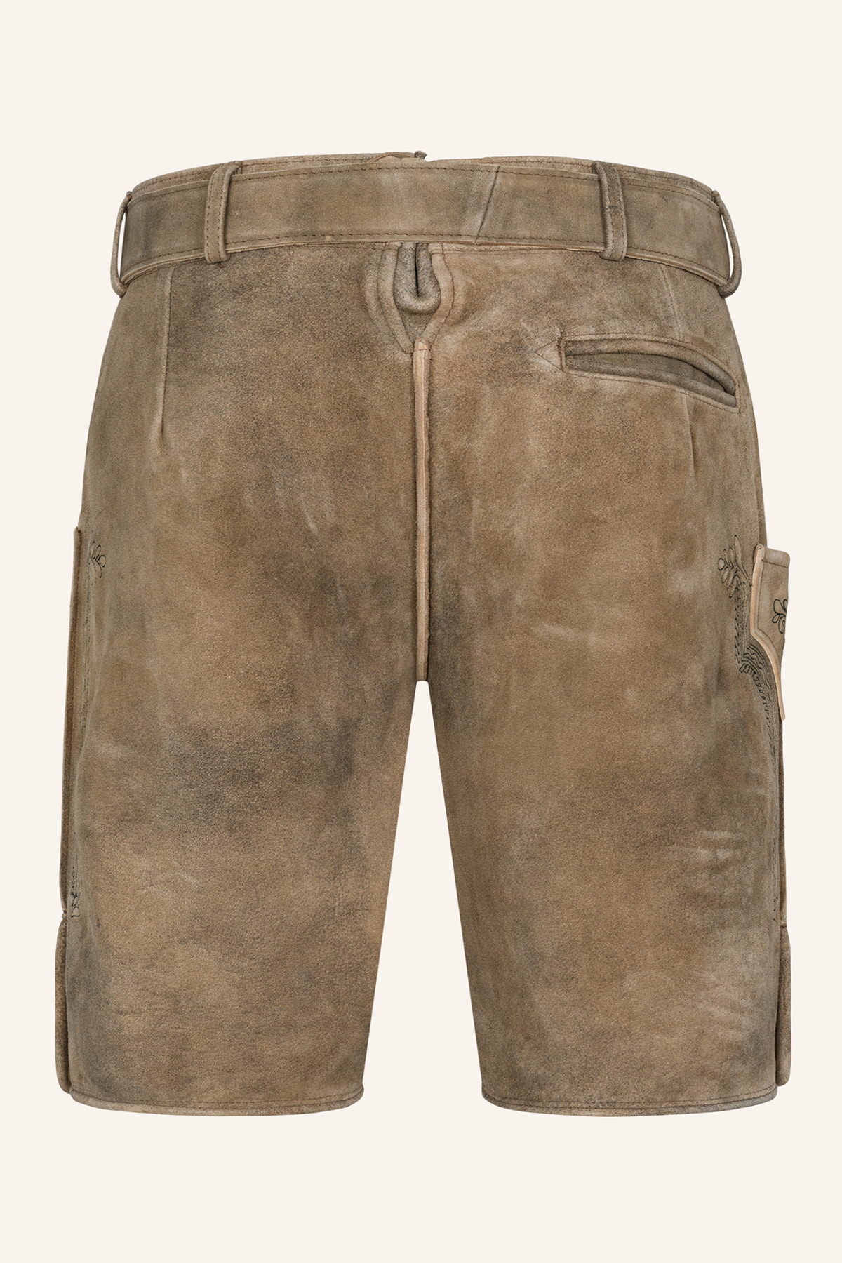 Lederhose Karim mit Gürtel