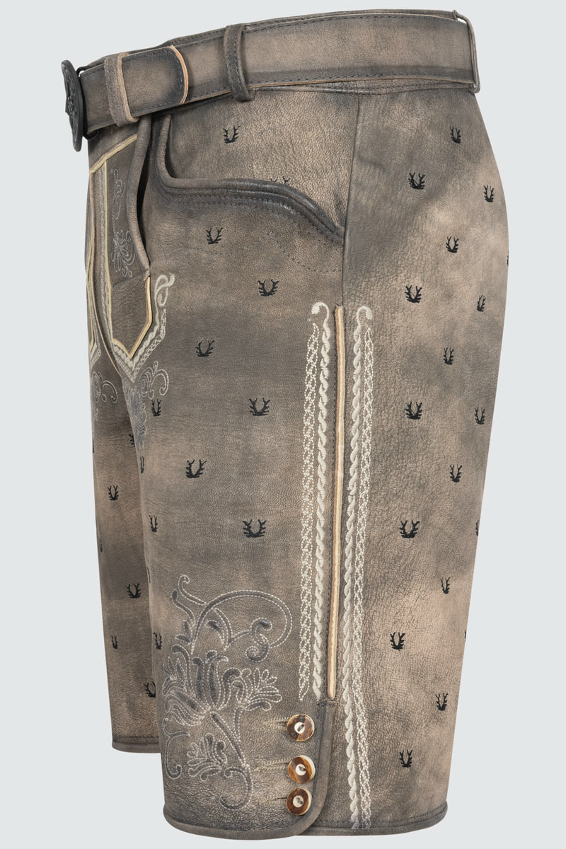 Lederhose Harvey mit Gürtel