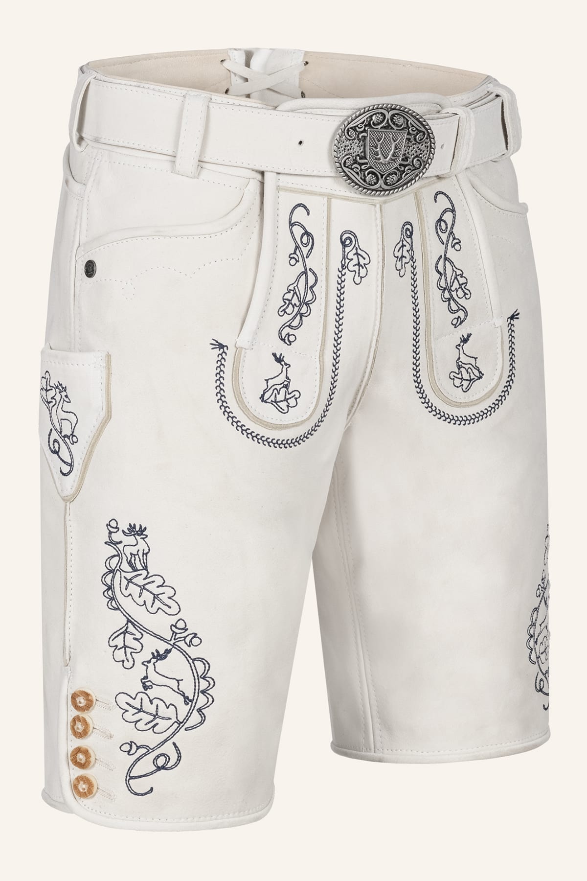 Lederhose Samuele mit Gürtel
